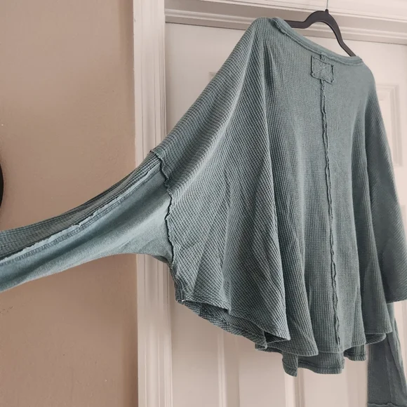 We The Free Waffle Knit Long Sleeve Size Small - Picture 3 of 7